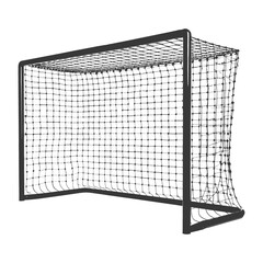 silhouette ground soccer goal sport black color only