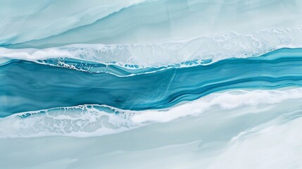 Coastal Calm: Wavy layers of serenity inspired by the tranquil allure of the coast.