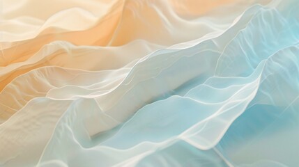 Coastal Serenade: Layers inspired by the coast, offering a calming and serene background. - obrazy, fototapety, plakaty