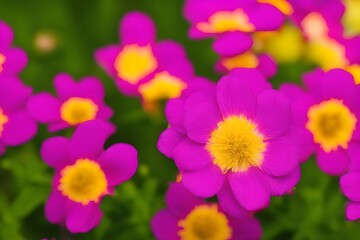 Obraz premium purple and yellow flowers