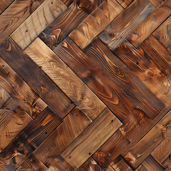 Infinite pattern of wood floor for textures