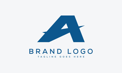 letter A logo design vector template design for brand