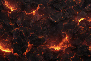 magma and lava texture - obrazy, fototapety, plakaty