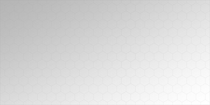 Vector illustration of grey hexagons on a gray background. Blank for the design. 