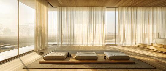 Luxurious Bedroom with Elegant Decor, Cozy Bedding, and Natural Light, Modern Comfort at Its Best