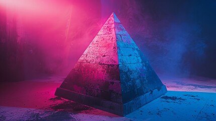 Legionary Legacy: Graffiti-Covered Pyramid Photo