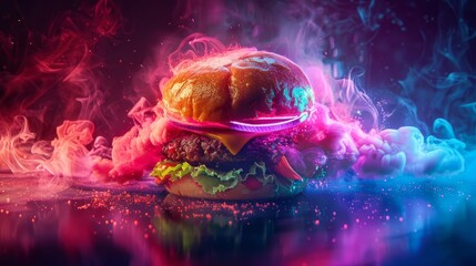 Burger Rorschach: Photorealistic Fusion