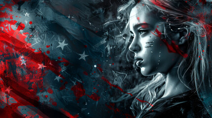 Patriot american girl