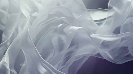 Obraz premium Ethereal Progression: Tranquil waves progress gently, evoking a sense of serene beauty.