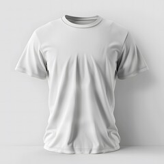 3D Crew Neck T-Shirt Mock up