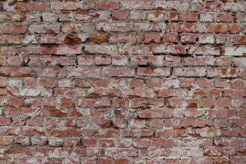 brick wall pattern in red for a background