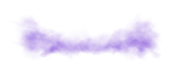 Purple fog in slow motion. Realistic atmospheric purole smoke. Red fume slowly floating rises up. PNG.

