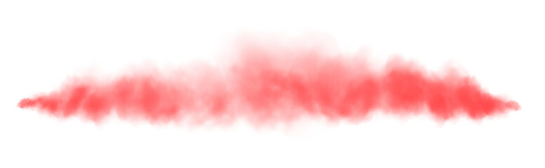 Red fog in slow motion. Realistic atmospheric red smoke. Red fume slowly floating rises up. PNG.
