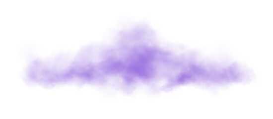 Purple fog in slow motion. Realistic atmospheric purole smoke. Red fume slowly floating rises up. PNG.
