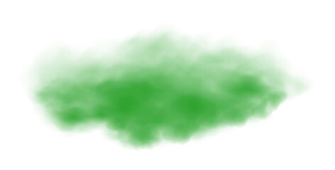 Green fog in slow motion. Realistic atmospheric green smoke. Red fume slowly floating rises up. PNG © Orange Sky