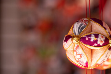 日本の伝統文化　ひな祭りのつるし雛　子供の成長を願う３月３日のひな祭り