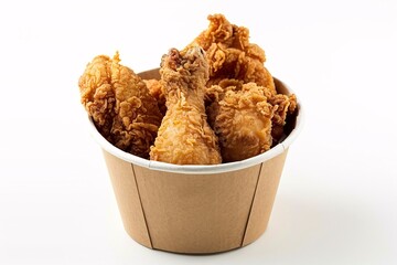 a bowl of fried chicken