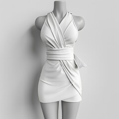 3D Wrap dress Mock-up