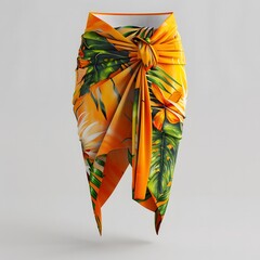 3D colorful skirt Mock up