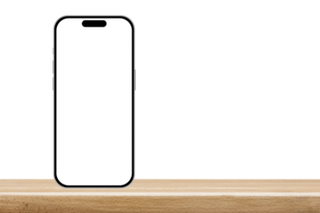  phone is on the table