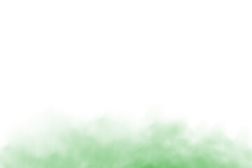 Green fog in slow motion. Realistic atmospheric green smoke. Red fume slowly floating rises up. PNG.
 - obrazy, fototapety, plakaty