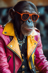 Obraz premium Monkey-Rock-Band