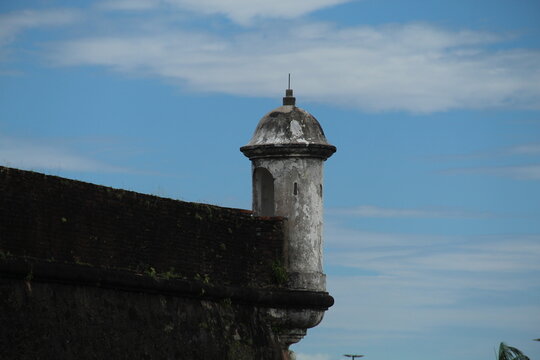 deta&ccedil;hes da fortaleza de s&atilde;o jose de macapa, no amapa 