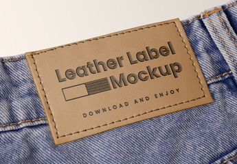 Jeans Label Mockup