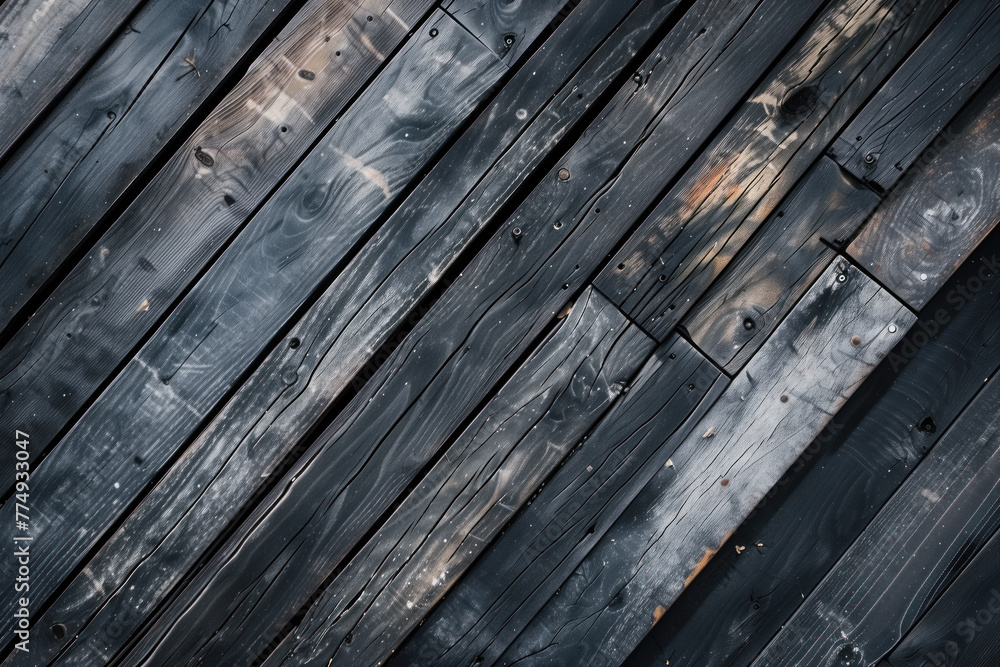 Poster old wooden background. created with generative ai technology.