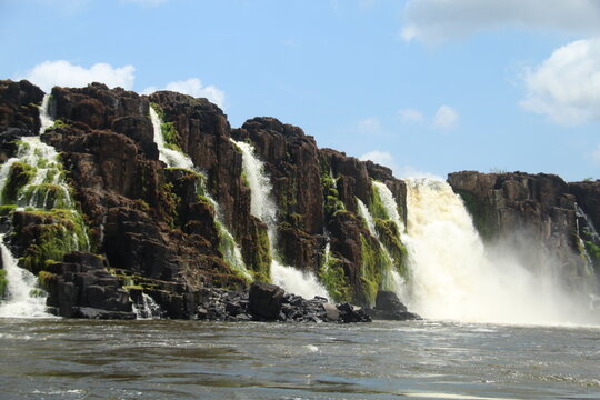 cachoeira de santo antionio, em laranjal do jari, amapa 