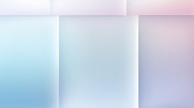 Transparent 3D glass tiles abstract pastel gradient glassmorphism background