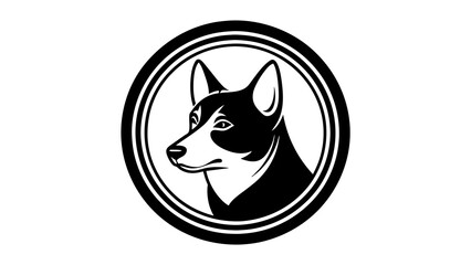 -draw-a-picture-of--a-dingo-icon-in-ciecle-logo