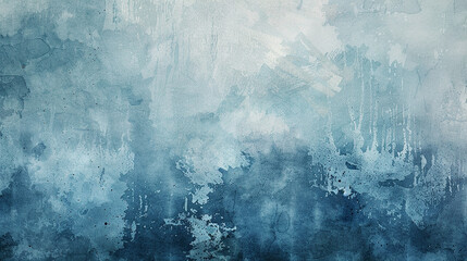 Subdued watercolor wash backdrop with soft hues, creating a serene atmosphere for presentations. - obrazy, fototapety, plakaty