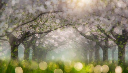 桜、春の背景イラスト	 - obrazy, fototapety, plakaty