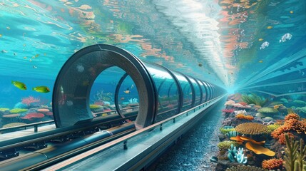High-Speed Underwater Transit Tunnel