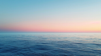 A tranquil gradient, transitioning from dawn's blush to dusk's indigo.