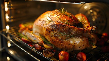 Mouthwatering Roast Chicken in the oven 