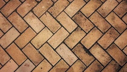 Closeup shot of the block pattern of the tiles
