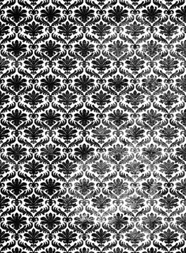 Vintage wallpaper texture with a transparent background