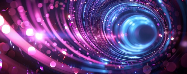 KSAbstract futuristic background with colorfulglowing