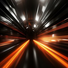 Futuristic technology background design with glowing lines