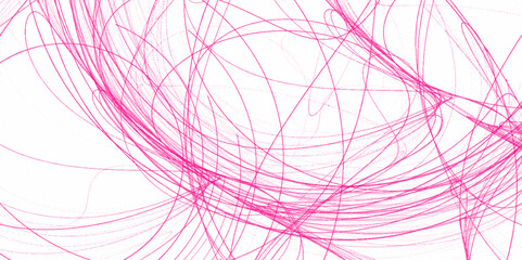 Abstract line vector on white background for decoration. Acrylic abstract lines with wave swirl curve on pour black and pink art. Slightly reflective striped abstract natural pattern soft lines.