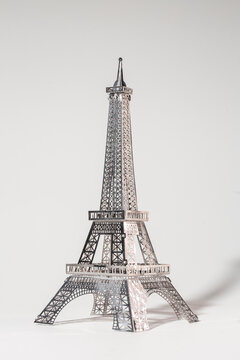 An elegant metal statue of the tower. Metal Construction Kit