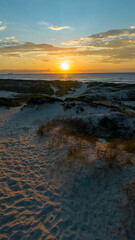 Obraz premium Florianópolis, Campeche beach during sunrise. Brazil.