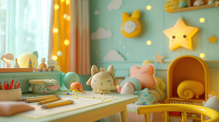 pastel children's room