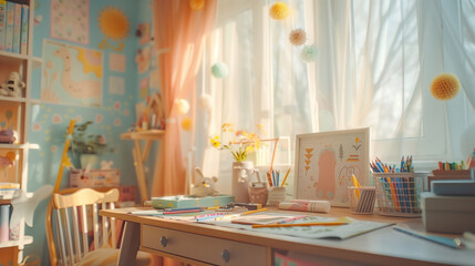 pastel children's room