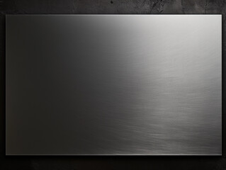Beautiful even blank slice of metal on a dark background, with space for your product or text, metal texture 