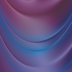 Blue and purple Beauty abstraction, festival background, fantasy futuristic modern wallpaper, 3D rendering, 3D illustration