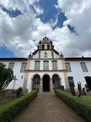 Fachada do mosteiro da Luz em São Paulo