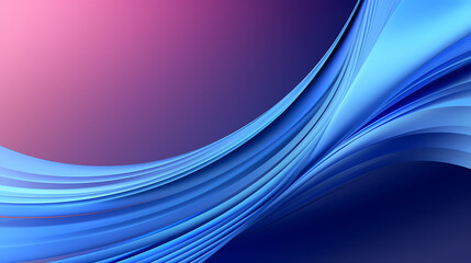 Blue gradient twisted lines, with a sense of technology
